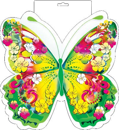 Плакат вырубной "Бабочка"
